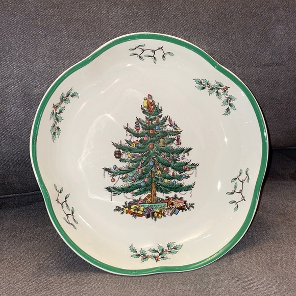 Spode Other - VINTAGE Spode 1980 Christmas Tree Bowl. 8.5” diameter